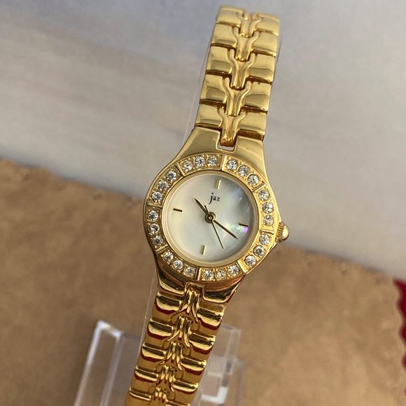 Vintage Jaz Paris French Designer Gold Watch